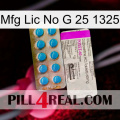 Mfg Lic No G 25 1325 new07